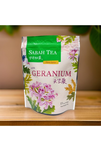 Sabah Tea Potbags: Flora Series with Geranium