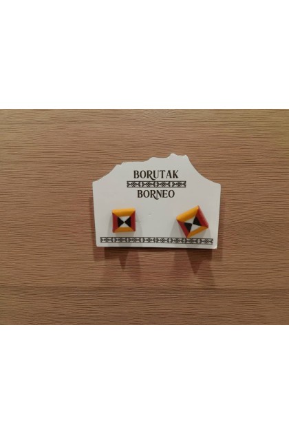 Borutak Borneo - Stud Earrings